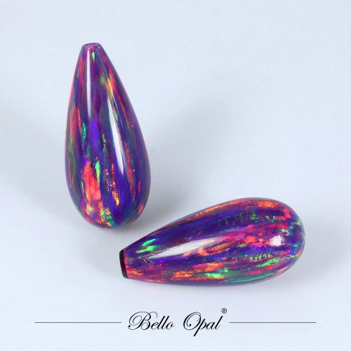 Lab-grown Synthetic Opal Drops | Bello Opal-OP39-TDL